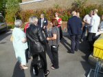 A few from 1961 year gather at the old coal bunker